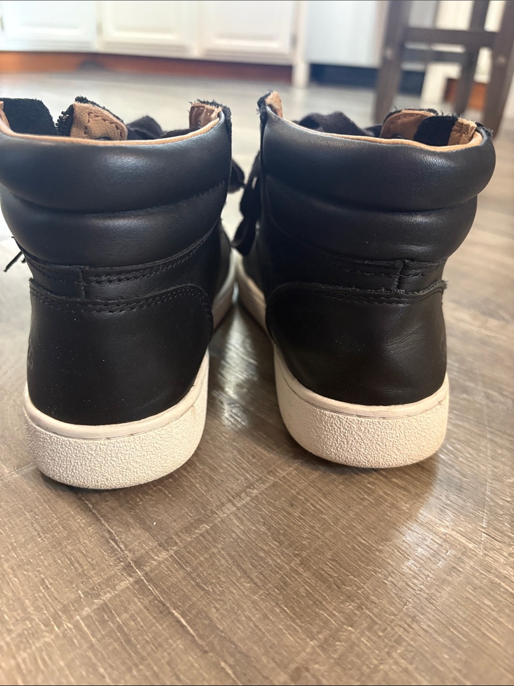 UGG Black High-Top Sneakers with Side Zipper size 7 - Picture 2 of 7